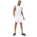 Shekhawatco Men's White Summer Co-Ord Set – Premium Tank Top & Shorts